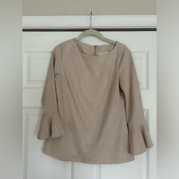STS beige quarter sleeve top - Picture 3 of 3